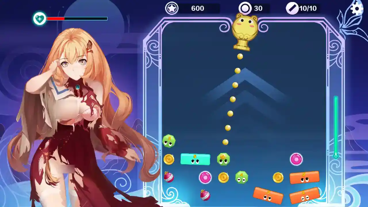 《球球少女》PC版：动态弹珠与美少女养成的完美结合