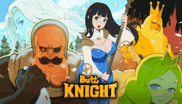 【PC/弹幕STG】蜜臀骑士/ButtKnight 官方中文版评测：动态立绘与硬核弹幕的完美结合