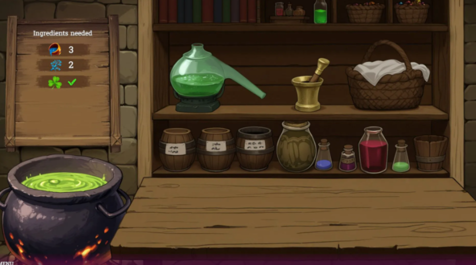 PC平台模拟经营互动SLG游戏《魅惑女巫:魔药铺经营》官方中文版下载(含全CG动态视频/1.5G)图片-1 PC平台模拟经营互动SLG游戏《魅惑女巫:魔药铺经营》官方中文版下载(含全CG动态视频/1.5G)图片-1