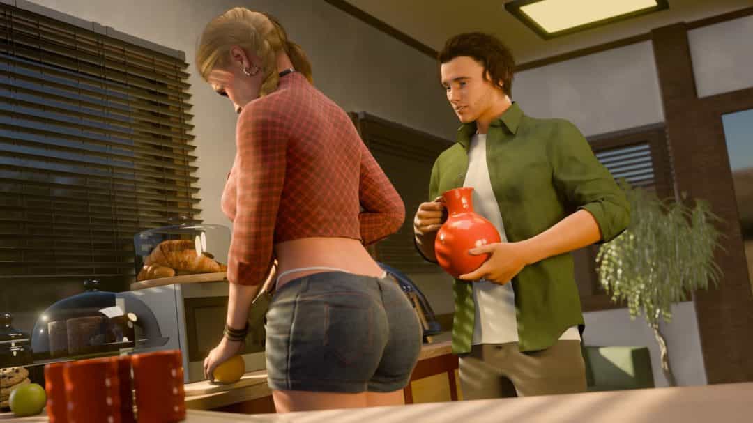 《别告诉老妈：我喂饱了继妹》官方中文版 | 3D家庭互动游戏 | PC端6.26G容量 | 多结局剧情图片-2